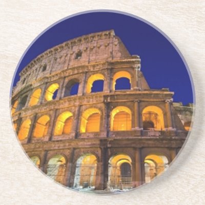Colosseum Rome coasters