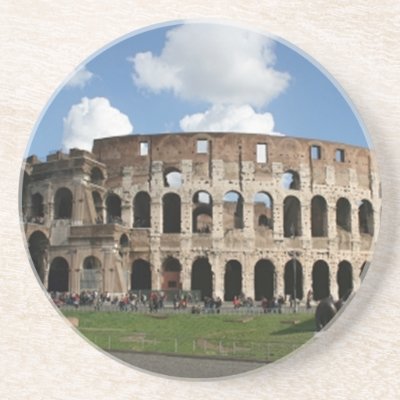 Colosseum Rome Drink Coasters