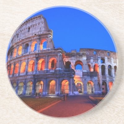 Colosseum Rome Drink Coasters