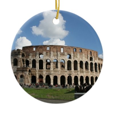 Colosseum Rome ornaments