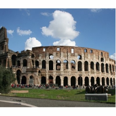 Colosseum Rome photo sculptures