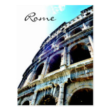 Colosseum, Rome, Postcard