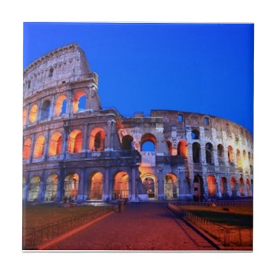 Colosseum Rome Ceramic Tile