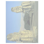 Colossi of Memnon, Luxor, Egypt Desert Letterhead Design