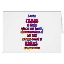 Colossians 3:15 cards