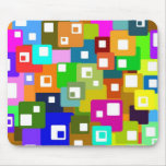 Colour blocks mouse pad