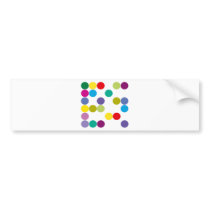 Colour Circles Products & Designs! bumper stickers