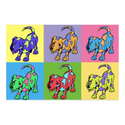 Colour Dogs Print by biliana
