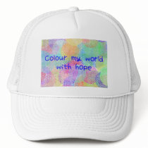 Colour My World With Hope Hat by SjStevenson Colour My World With Hope Hat