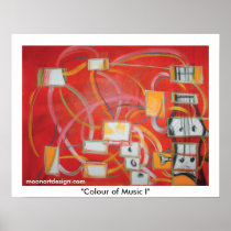 "Colour of Music I" Posters