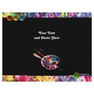 COLOUR PALETTE 3 fold brochure flyer