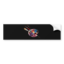COLOUR PALETTE BUMPER STICKER