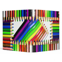colour pencil crayons binders