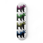 Coloured bears skate decks