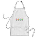 Coloured Buns aprons by prawny Coloured Buns aprons