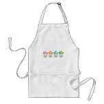 Coloured Buns aprons