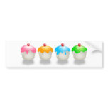 Coloured Buns bumper stickers