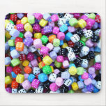 Coloured Dice. mousepads