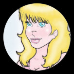 Coloured Ditsy Deena portrait stickers