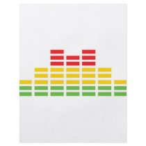 coloured equalizer icon full color flyer