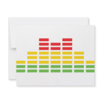 coloured equalizer icon invitations