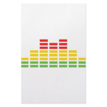 coloured equalizer icon stationery