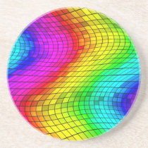 Coloured Glass coasters