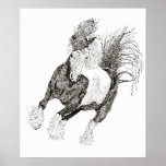 Coloured-Horse posters