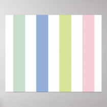 Coloured Stripes Poster/Print