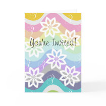 coloured waves, cards