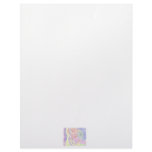 Colourful abstract word drawing image color personalized letterhead