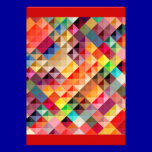 COLOURFUL BOHEK SQUARES PATTERNS BACKGROUNDS DIGIT invitations