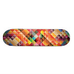 COLOURFUL BOHEK SQUARES PATTERNS BACKGROUNDS DIGIT SKATEBOARD DECKS