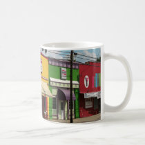 Colourful Buildings Mug by estjohn Colourful Buildings Mug