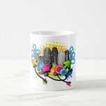 colourful city mug