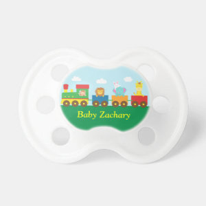 Colourful Cute Animals Train for Babies Baby Pacifiers