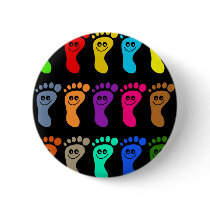 Colourful Feet Buttons