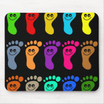 Colourful Feet Mouse Mats