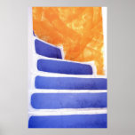 Colourful Flight of Stairs, Greek Islands Posters