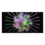 colourful-fractals custom photo card