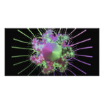 colourful-fractals custom photo card