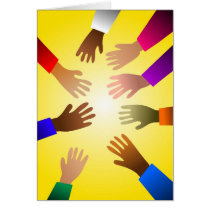 Colourful Hands Cards