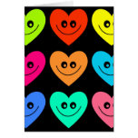 Colourful Heart Greeting Cards
