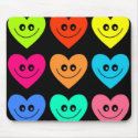 Colourful Heart mousepads by prawny Colourful Heart mousepads