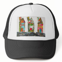 Colourful Houses hats by kathyp17 Colourful Houses hats