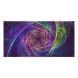 colourful-infinity photo card template