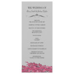 Colourful Leaves Wedding Ceremony Programs invitations