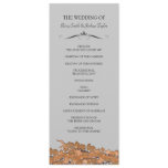 Colourful Leaves Wedding Ceremony Programs Custom Invites