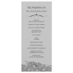 Colourful Leaves Wedding Ceremony Programs Personalized Invite