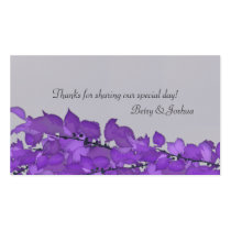 Colourful Leaves Wedding Favor Gift Tags Business Cards
